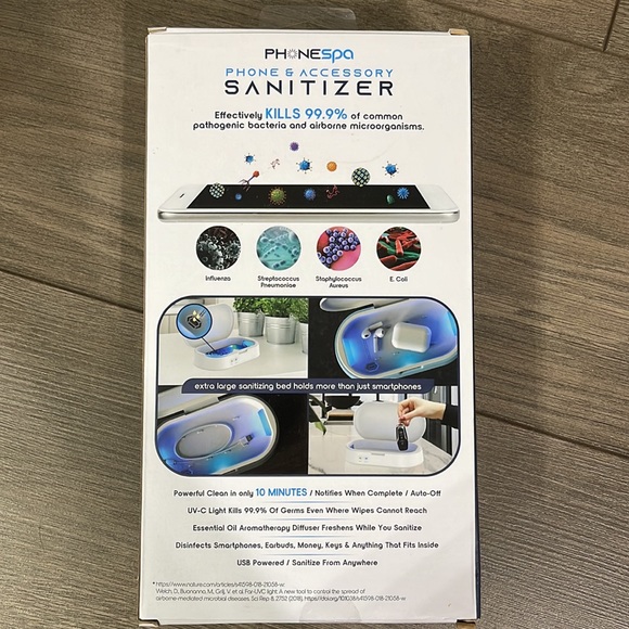 NEW Diffuser & Sanitizer UV-C Smartphones Accessories Aromatherapy essential oil - Picture 2 of 3